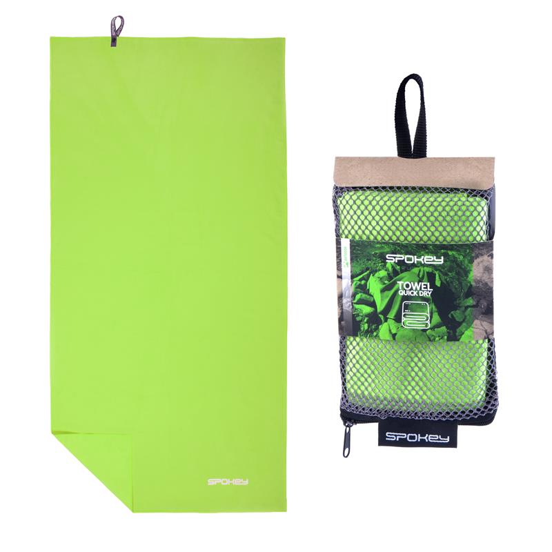 SIROCCO M Rýchloschnúci uterák s odnímateľnou sponou, zelený, 40 x 80 cm SPOKEY