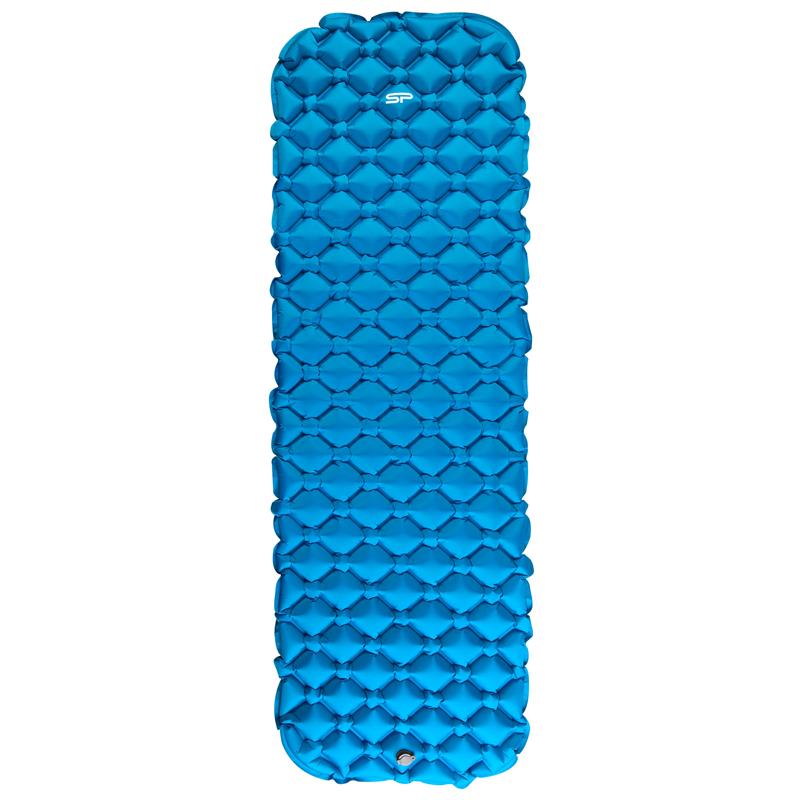 AIR BED Nafukovací matrac s vakom, 190 x 56 x 5 cm, R-Value 2.5, modrá SPOKEY