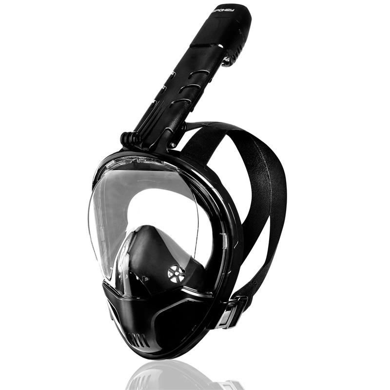 KARWI BK Celotvárová maska, čierna, veľ. L/XL SPOKEY