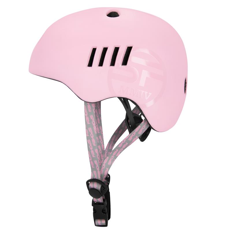 PUMPTRACK Juniorská cyklistická BMX přilba IN-MOLD, 54-58 cm, růžová SPOKEY