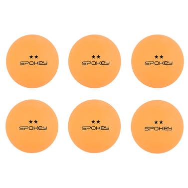 Spokey SKILLED ** Pingpongové míčky, 6 ks, oranžové