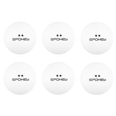 Spokey SKILLED ** Pingpongové míčky, 6 ks, bílé